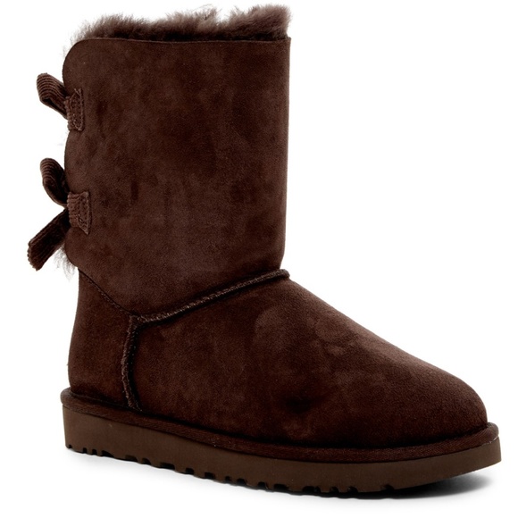 genuine twinface sheepskin & shearling bailey bow corduroy boot